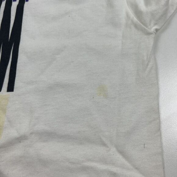 Vintage‎ Beach Bum White T-shirt Wave Design Size Large Made In USA 100% Cotton - Picture 7 of 9